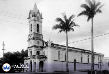 Igreja São Benedito, na região central de Piracicaba — Foto: Acervo IHGP